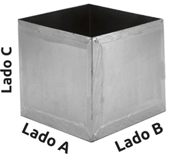 molde velas quadrado