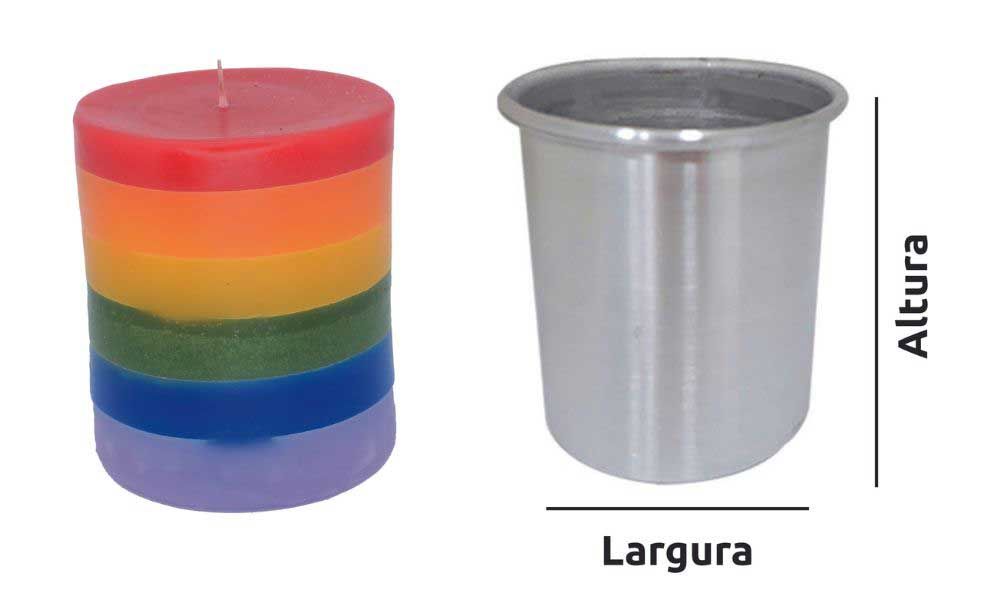 foto de molde de vela LGTBI
