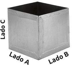 molde velas quadrado
